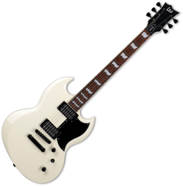 Ltd Viper-256 - olympic white Metal electric guitar