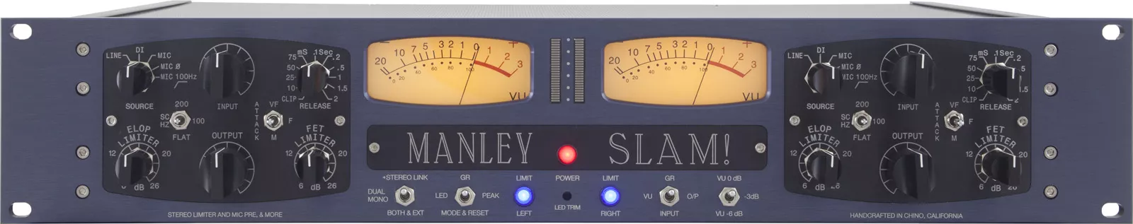 MANLEY SLAM ! Double Préampli Micro & Limiteur Stéréo