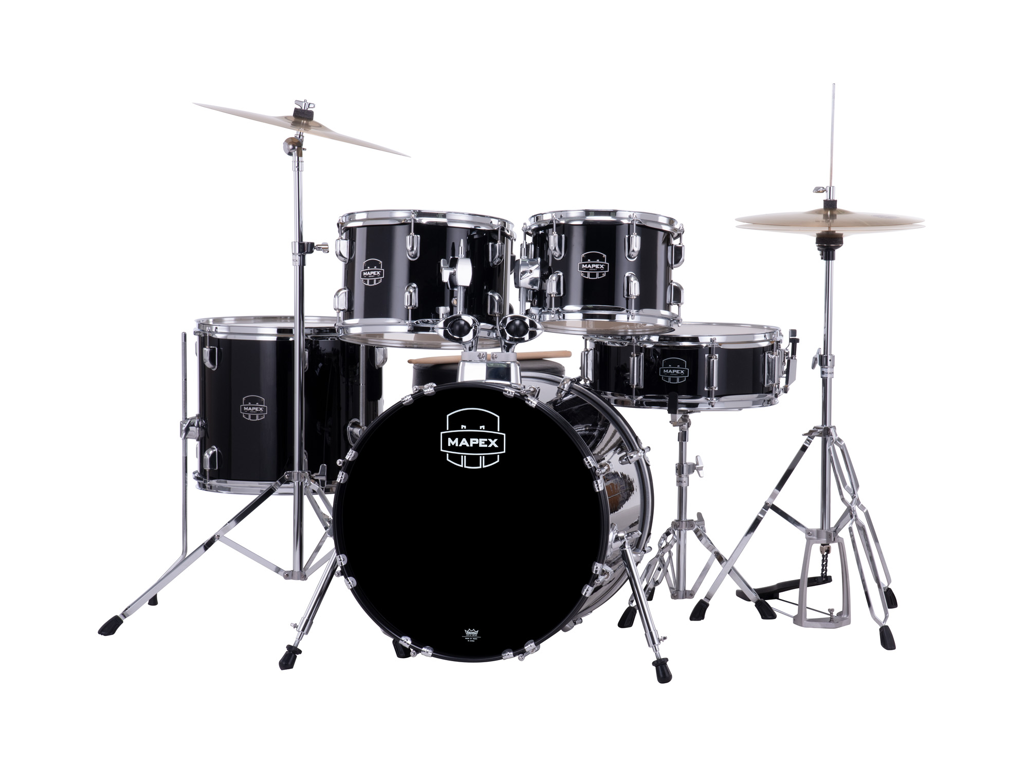 Mapex Comet 18 Jazz Junior Kit - Noir - Batterie Acoustique Junior - Variation 2