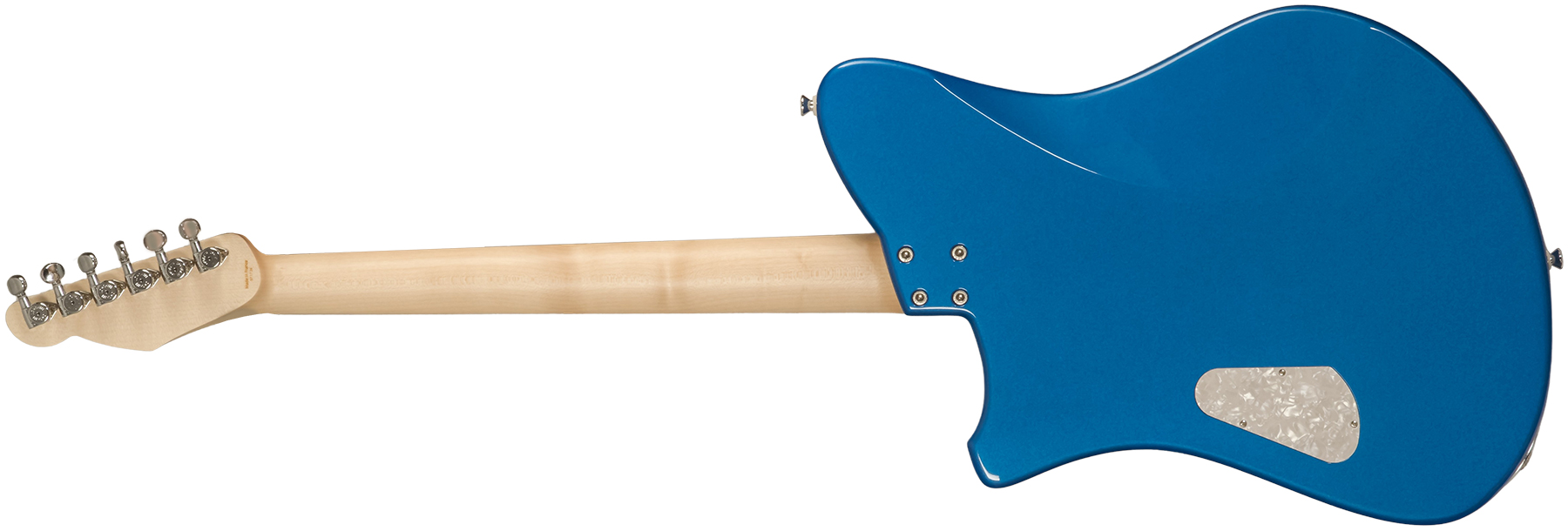 Marceau Guitars Deferlante Standard 2s Trem Pf #s71724 - Lake Placid Blue - Guitare Électrique RÉtro Rock - Variation 1