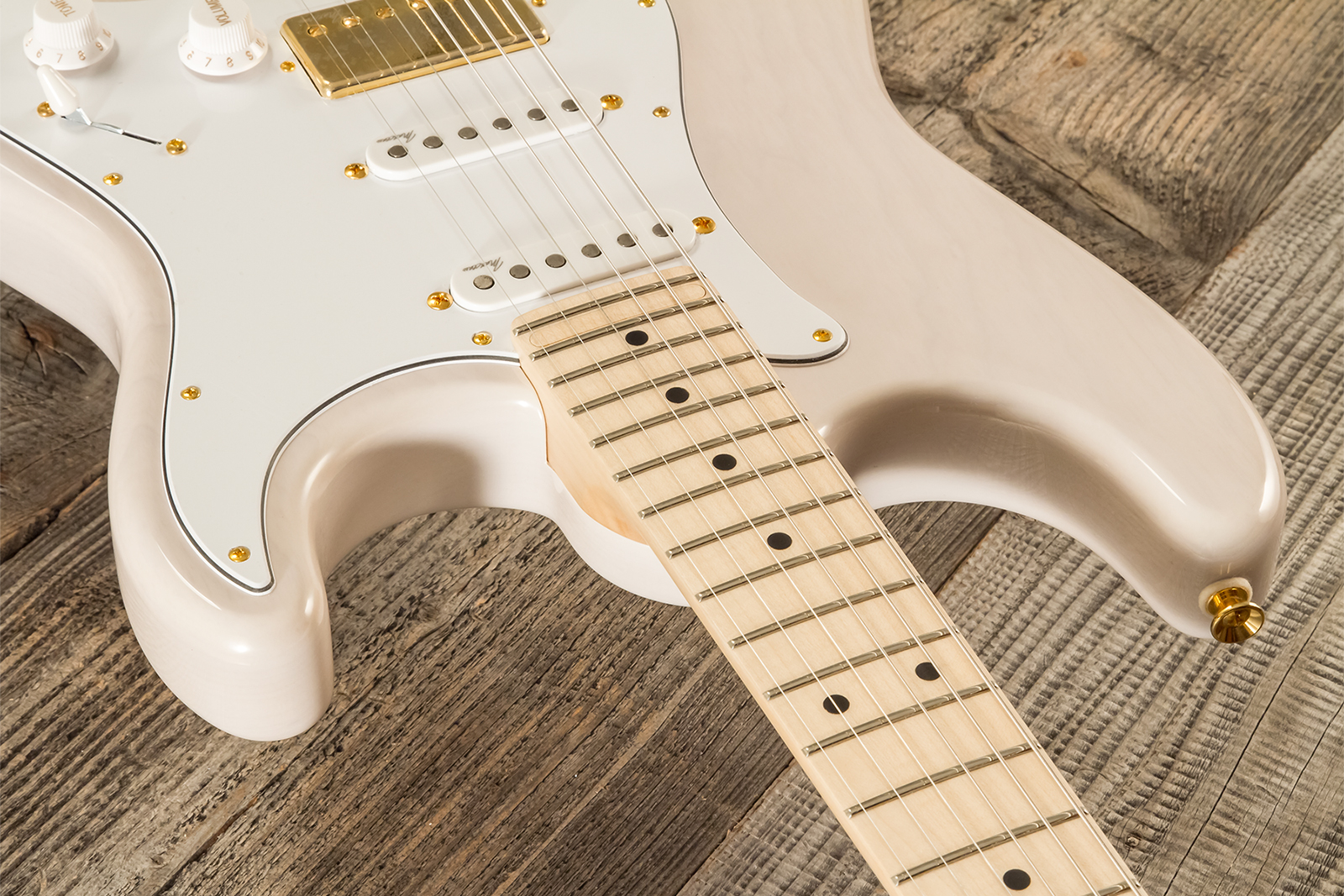 Marceau Guitars Experience Traditional Hss Trem Mn #t227224 - White Blonde - Guitare Électrique Forme Str - Variation 4