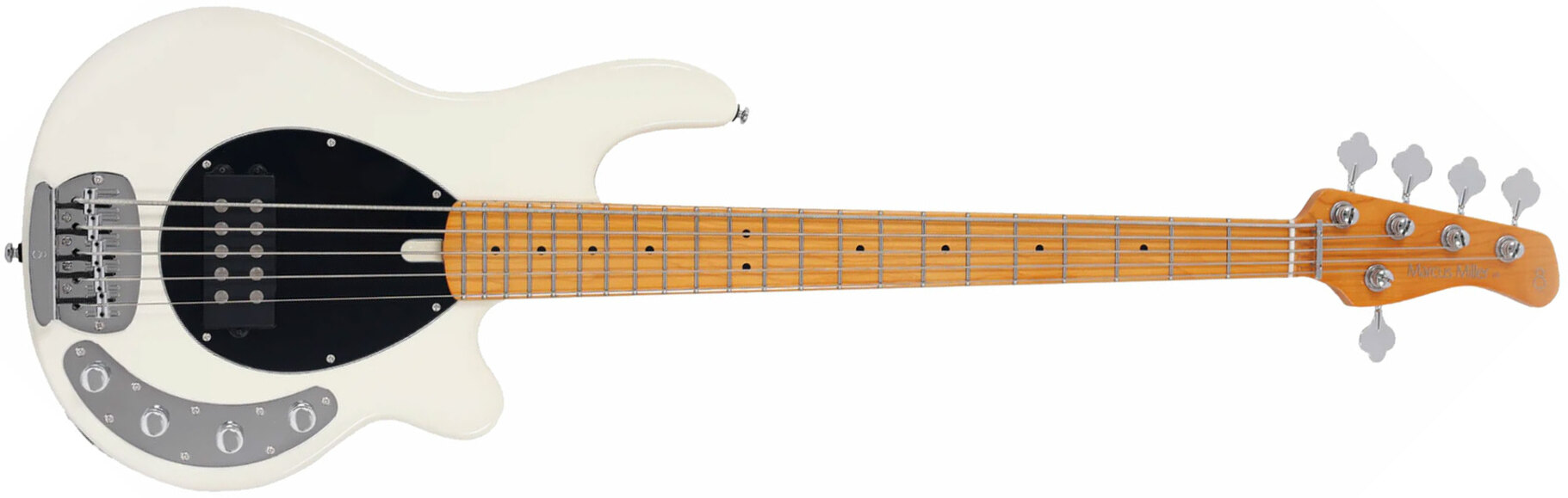 Marcus Miller Marcus Miller Z3 5st 5c Active Mn - Antique White - Basse Électrique Solid Body - Main picture