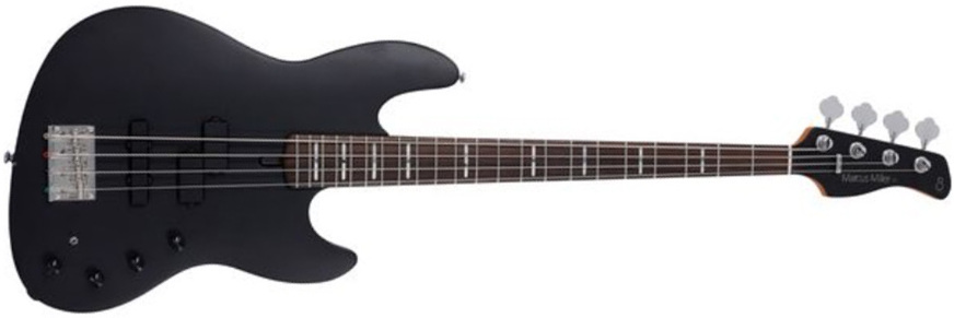 Marcus Miller U7 4st Alder Rw - Satin Black - Basse Électrique Solid Body - Main picture