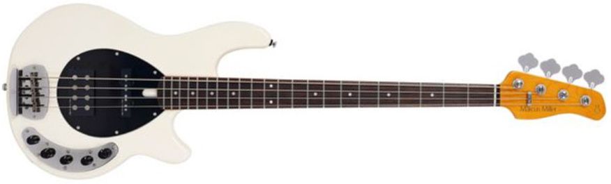 Marcus Miller Z7 Alder 4st 4c Active Eb - Antique White - Basse Électrique Solid Body - Main picture