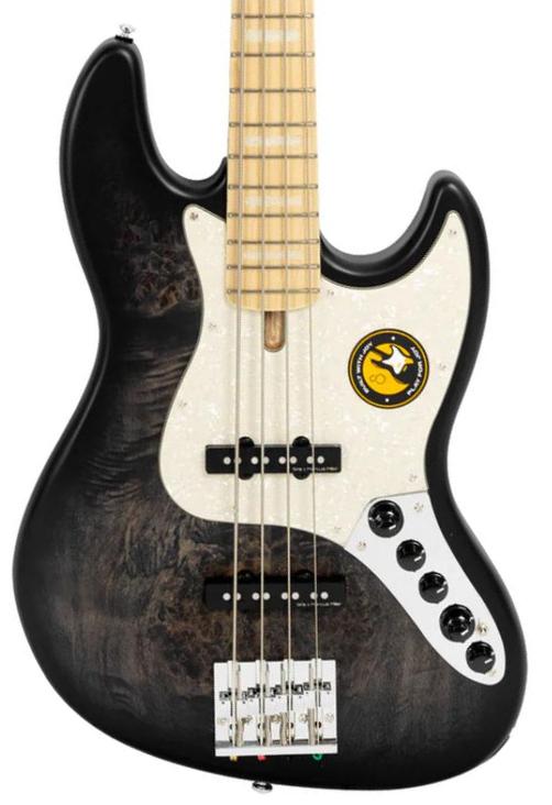 Basse électrique solid body Sire Marcus Miller V7 Ash Reissue 4ST - Trans black satin