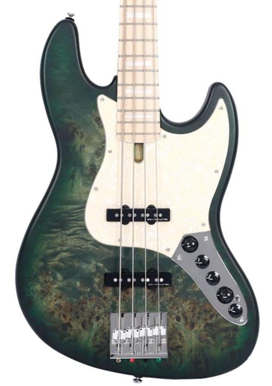 Basse électrique solid body Sire Marcus Miller V7 Ash Reissue 4ST - Trans green satin