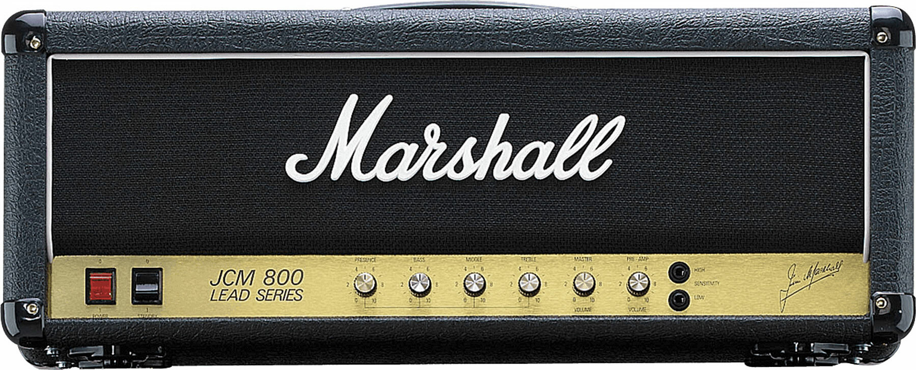 Marshall Jcm800 2203 Vintage Reissue 100w Black - Ampli Guitare Électrique TÊte / PÉdale - Main picture