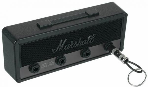 Marshall Amp Porte-clés, Crochets muraux pour porte-clés, Jack II Rack 2.0  JCM800 Crochets pour clés d'organisation de stockage à domicile, avec 8  porte-clés pour prise de guitare, Blanc