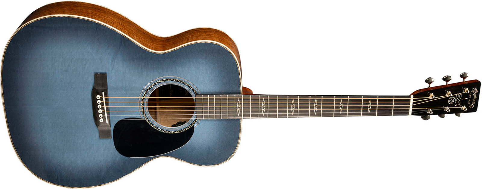 Martin Ceo11 Ltd Grand Auditorium Epicea Chene Rw - New Horizons Blue Burst - Guitare Folk - Main picture