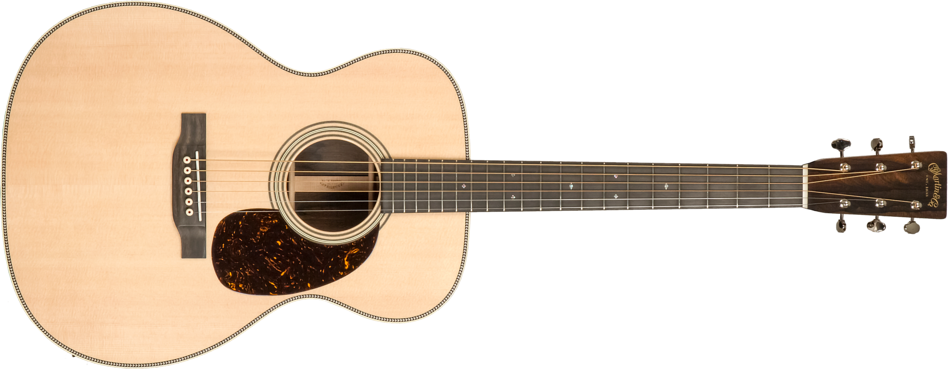 Martin Custom Shop Cs-000-c23035495 Epicea Ziricote Eb #2819079 - Natural - Guitare Folk - Main picture