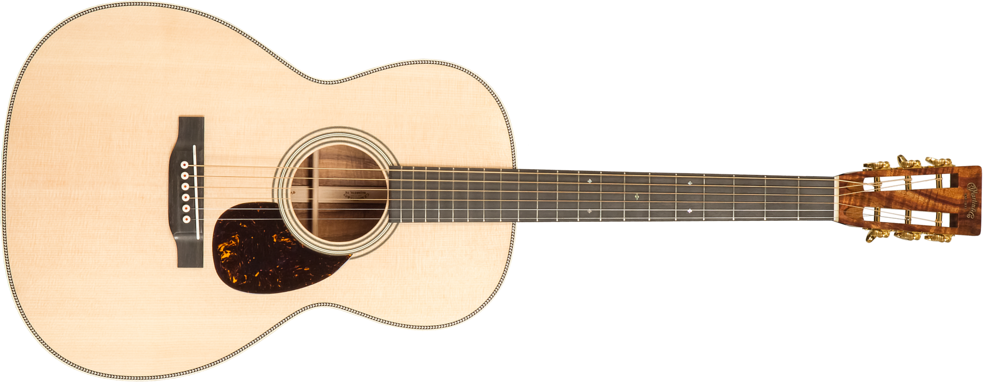 Martin Custom Shop Cs-000-c23036788 12-fret Epicea Koa Eb #2814830 - Natural - Guitare Folk - Main picture