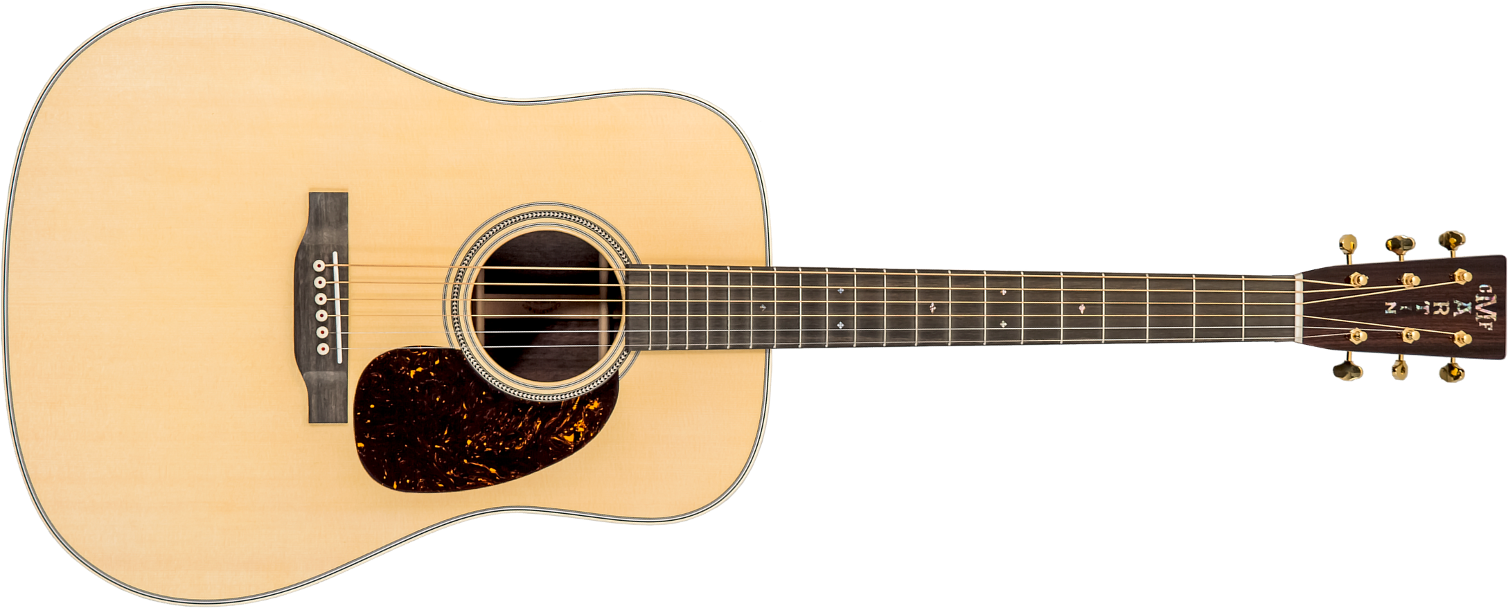 Martin Custom Shop Cs-d-c23036411 Dreadnought Epicea Palissandre Eb #2814866 - Natural Aging Toner - Guitare Folk - Main picture