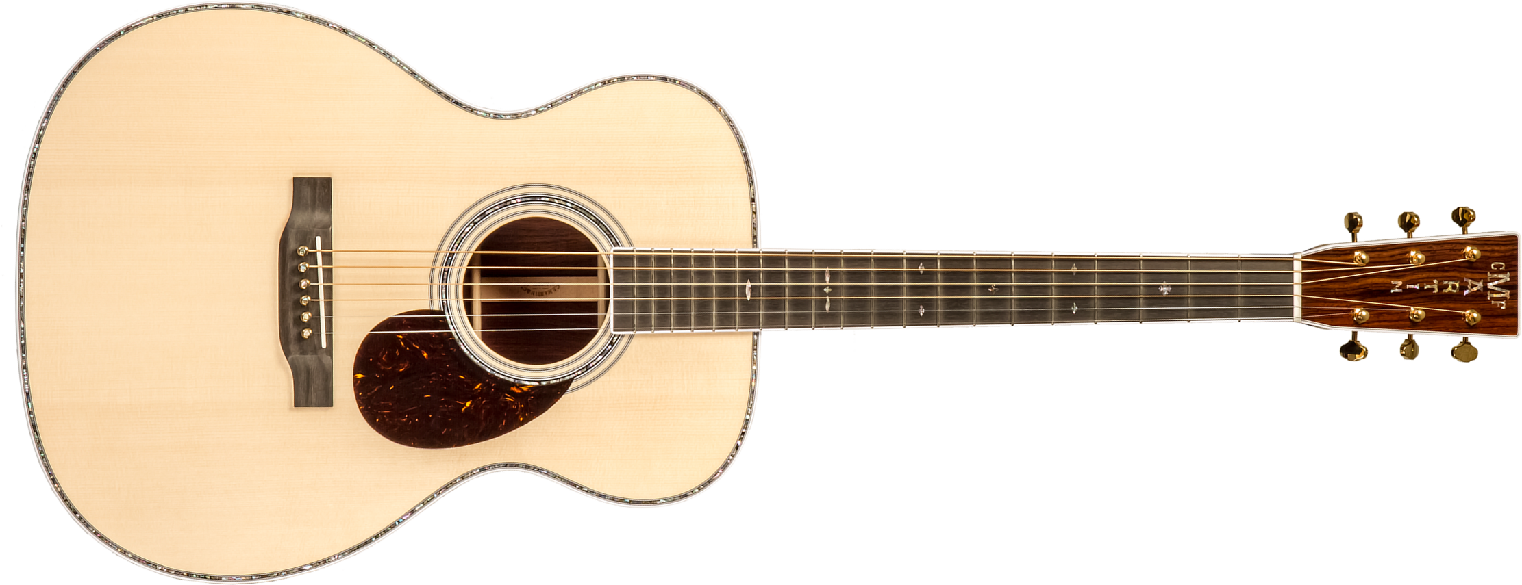 Martin Custom Shop Cs-om-c23035510 Orchestra Epicea Cocobolo Eb #2816488 - Natural - Guitare Folk - Main picture