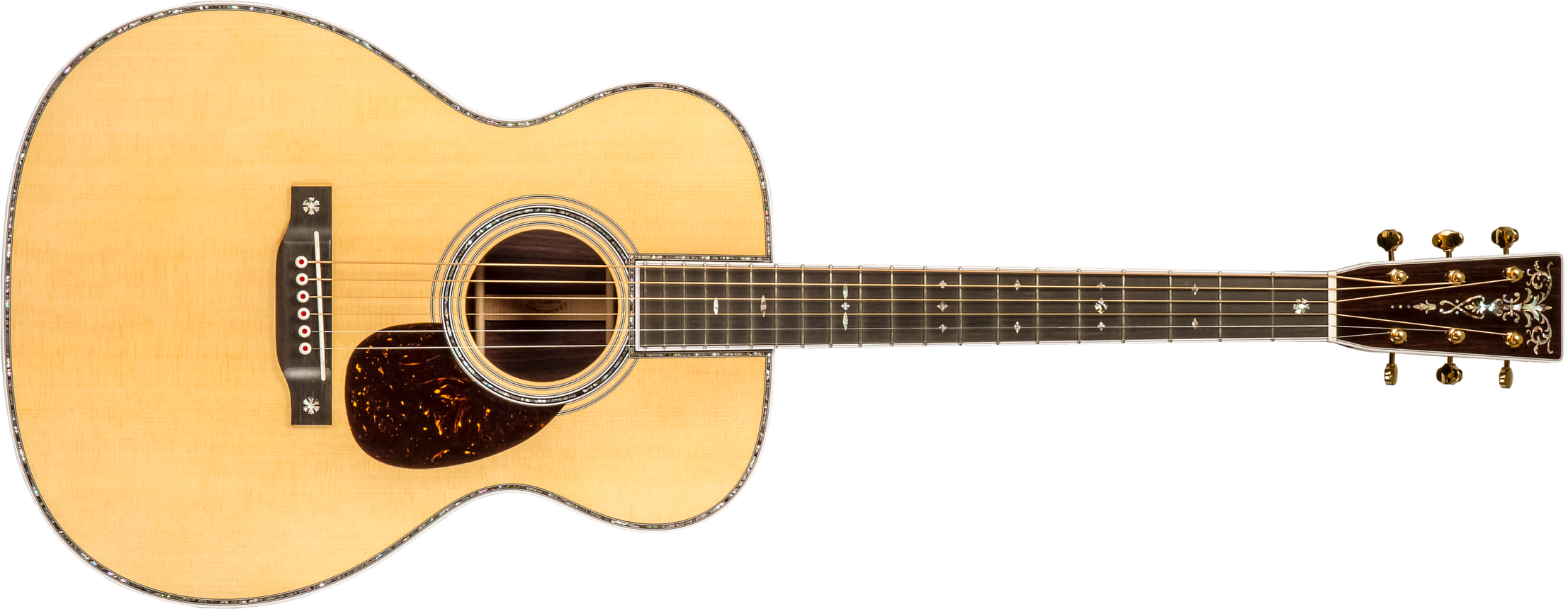 Martin Custom Shop Cs-om-c23036409 Orchestra Epicea Palissandre Eb #2814867 - Natural Aging Toner - Guitare Folk - Main picture