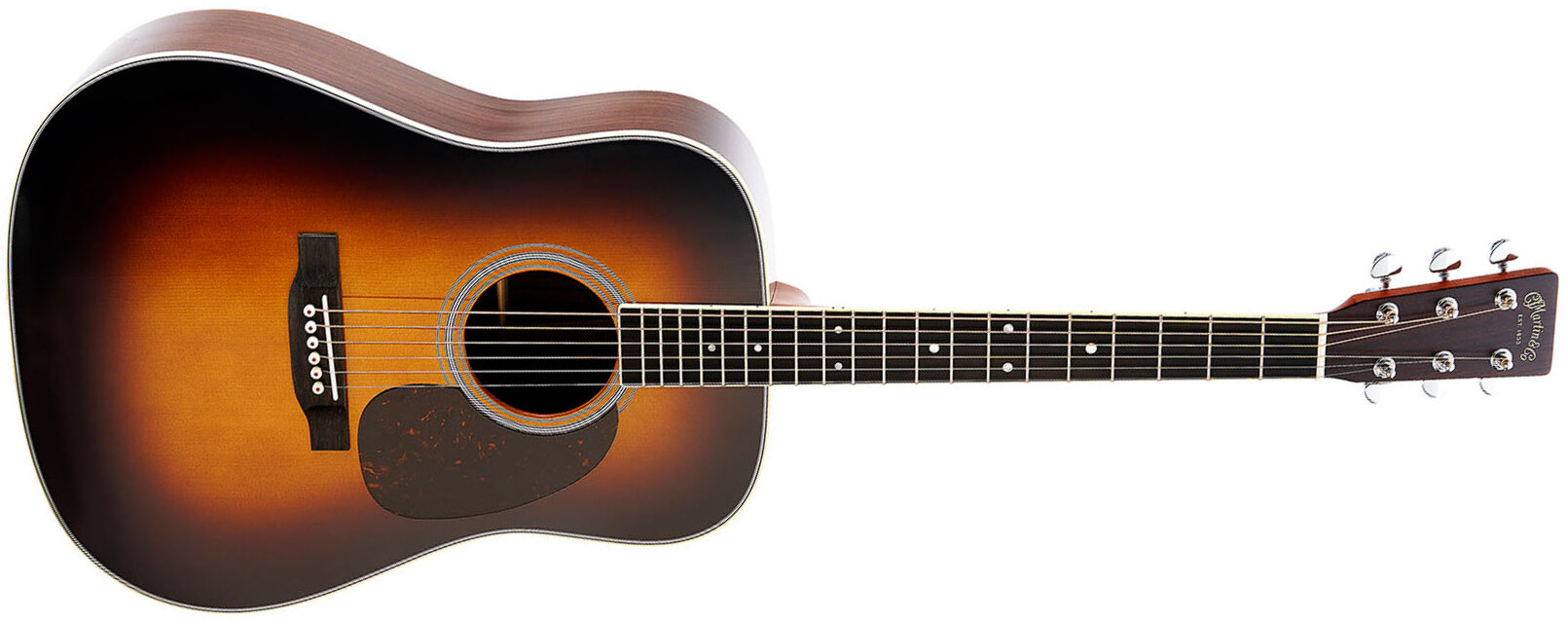 Martin D35 Standard Golden Era Dreadnought Epicea Palissandre Eb - 1935 Sunburst Gloss - Guitare Folk - Main picture