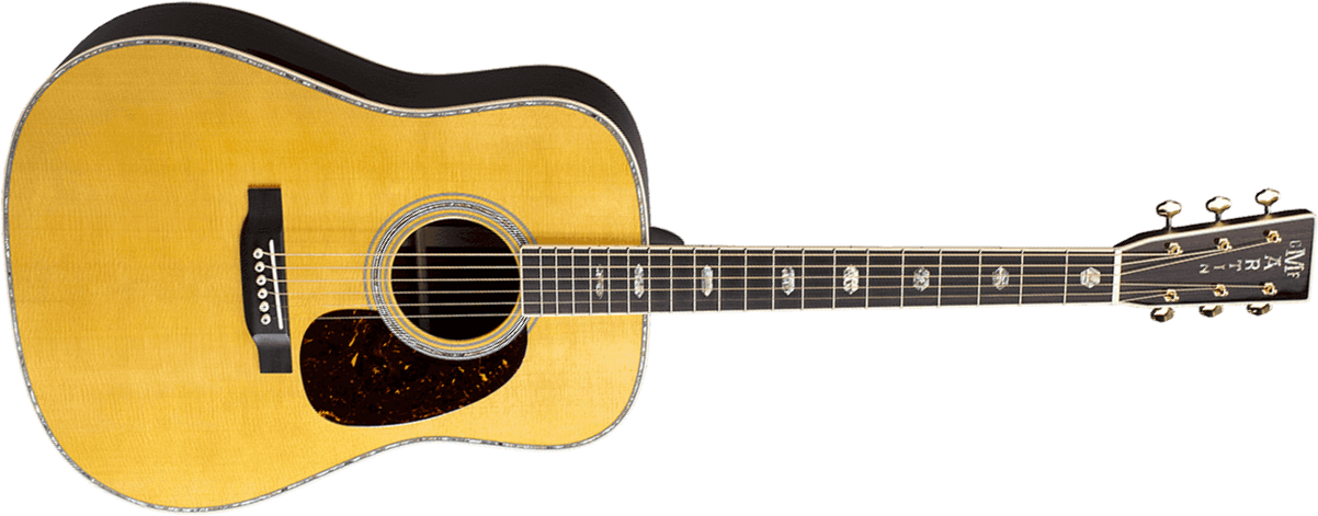 Martin D41 Standard Golden Era Dreadnought Epicea Palissandre Eb - Natural Gloss - Guitare Folk - Main picture