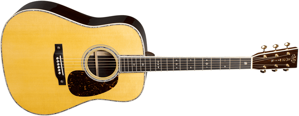 Martin D42 Standard Golden Era Dreadnought Epicea Palissandre Eb - Natural Gloss - Guitare Folk - Main picture