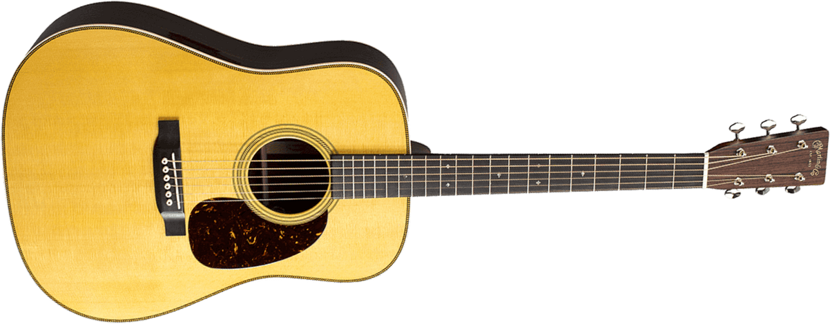 Martin Hd-28e Standard Golden Era Dreadnought Epicea Palissandre Eb Fishman - Natural Gloss - Guitare Folk - Main picture