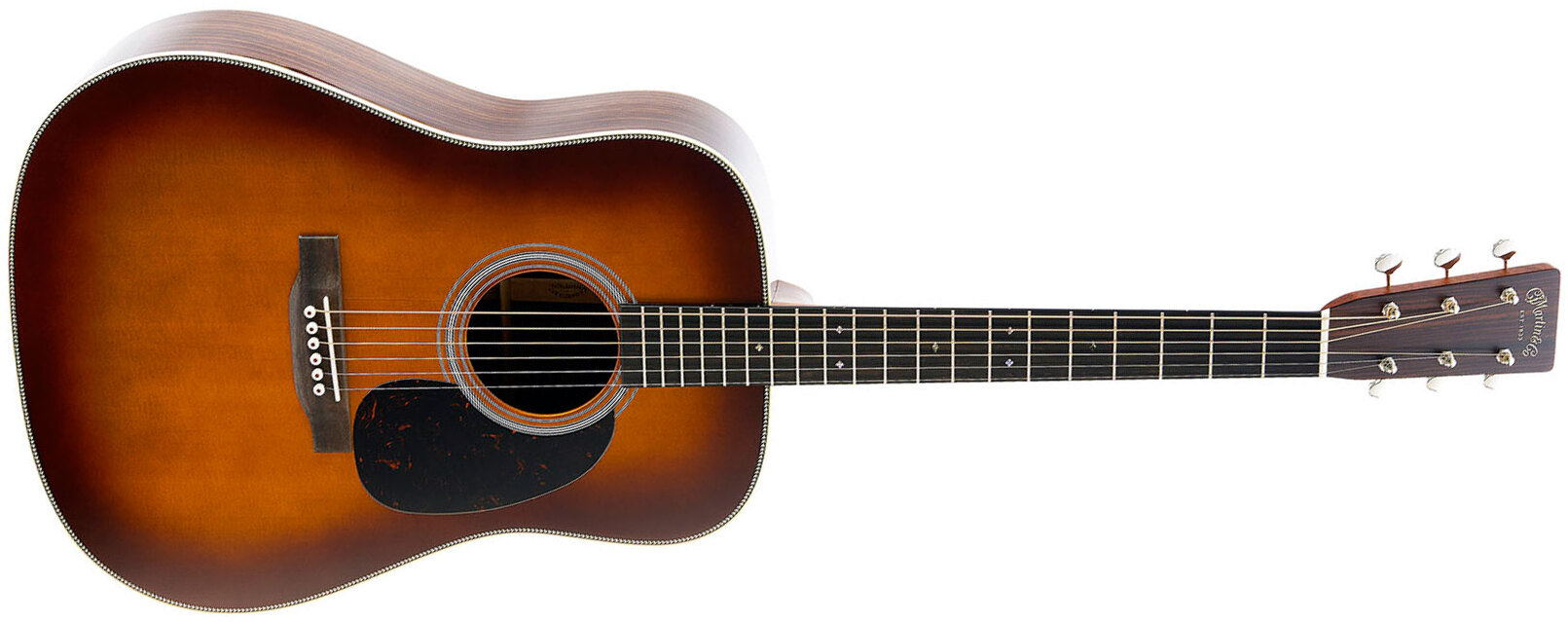 Martin Hd28 Standard Golden Era Dreadnought Epicea Palissandre Eb - Ambertone Gloss - Guitare Folk - Main picture