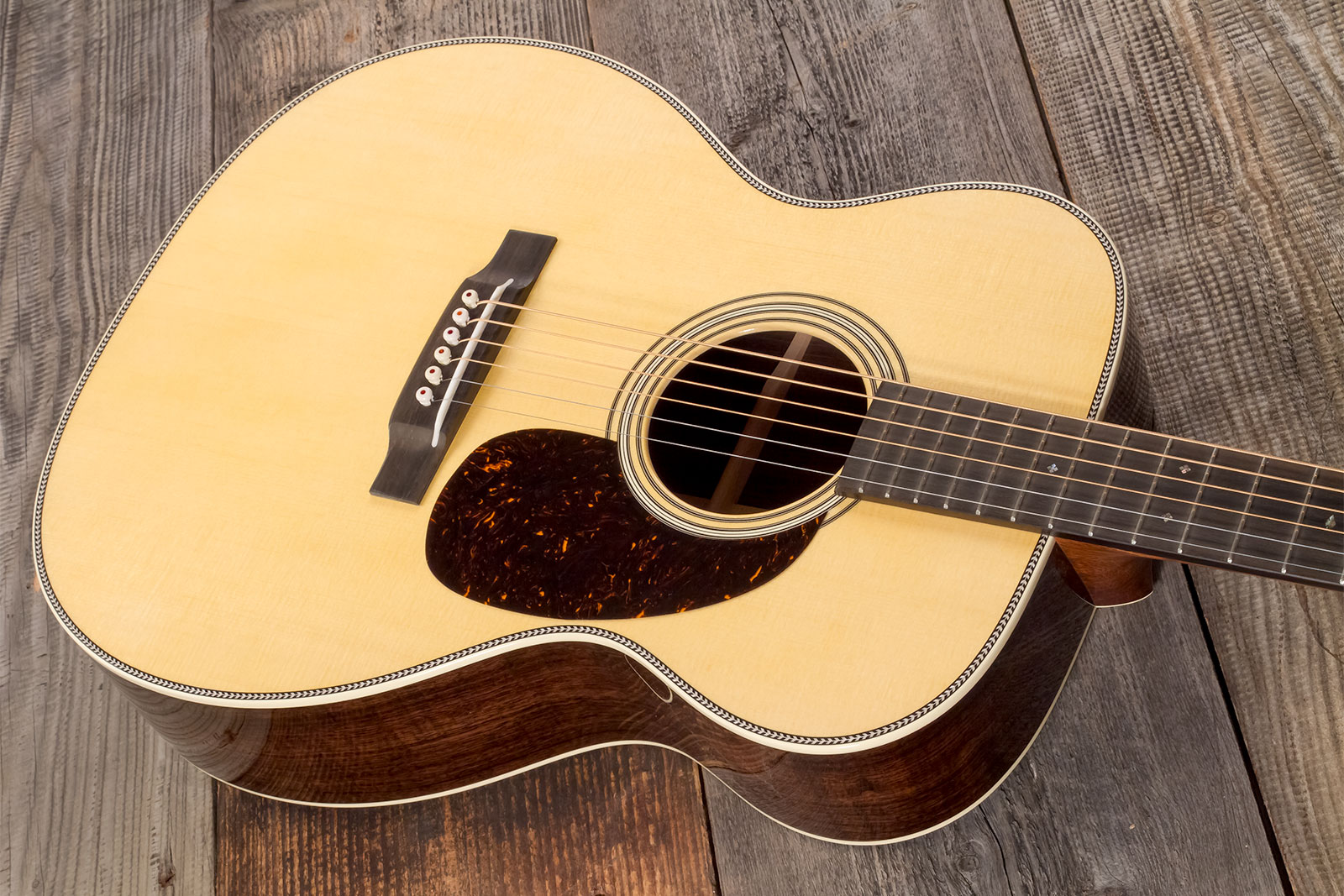 Martin Custom Shop Cs-000-c23036008 Epicea Palissandre Eb #2814871 - Natural Aging Toner - Guitare Folk - Variation 2