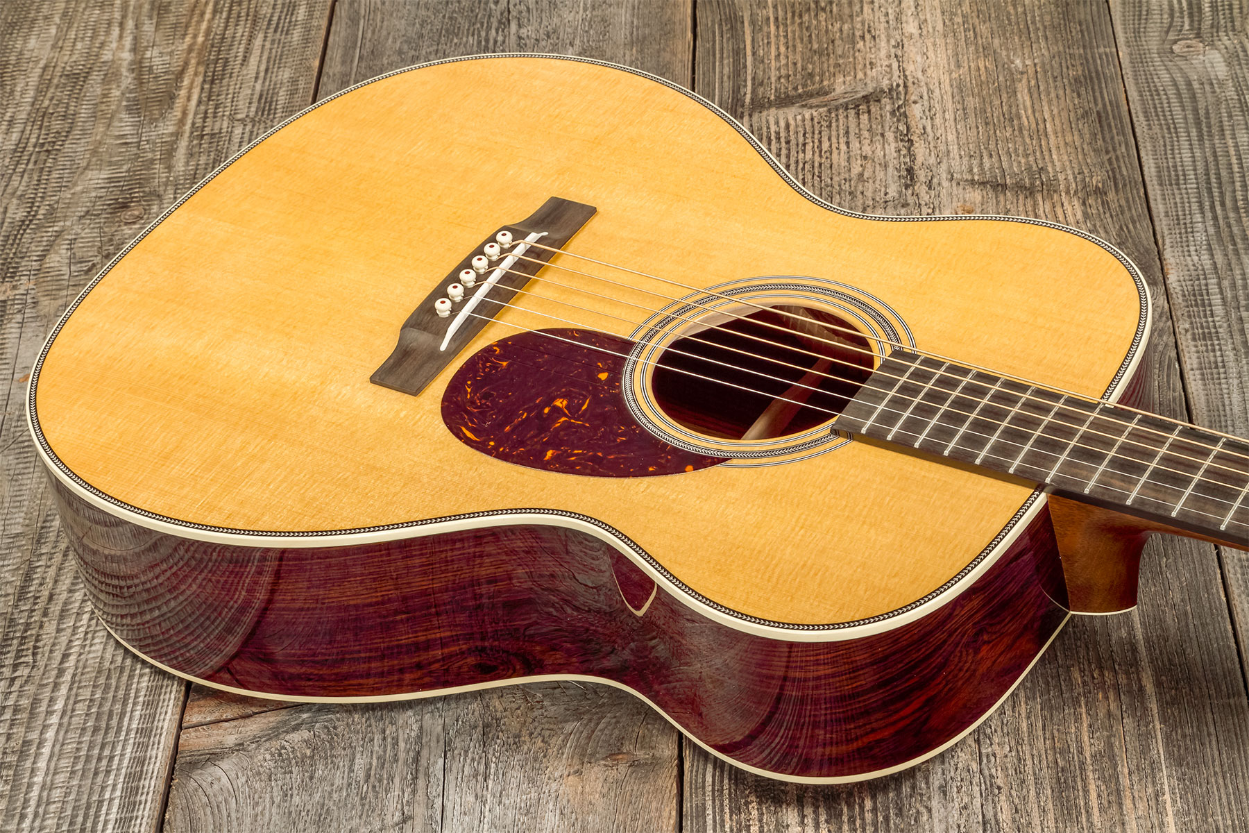 Martin Custom Shop Cs-om-c23035482 Orchestra Epicea Cocobolo Eb #2819081 - Natural Aging Toner - Guitare Folk - Variation 2