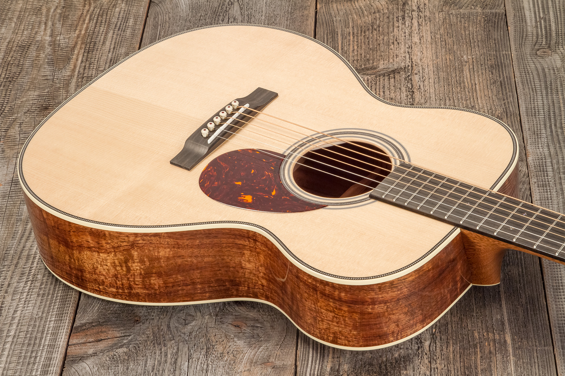 Martin Custom Shop Cs-om-c23035502 Orchestra Epicea Koa  Eb #2816483 - Natural - Guitare Folk - Variation 2