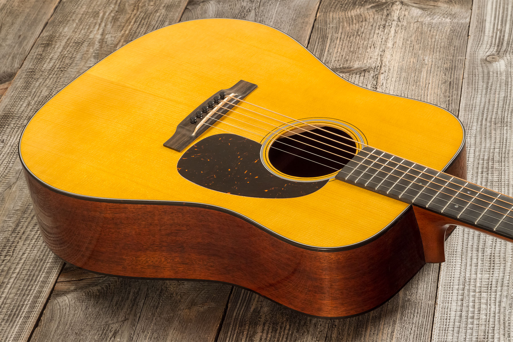 Martin Custom Shop Expert D-18 1937 Dreadnought Epicea Acajou Eb #2841322 - Natural Vintage Stage 1 Aging - Guitare Folk - Variation 2