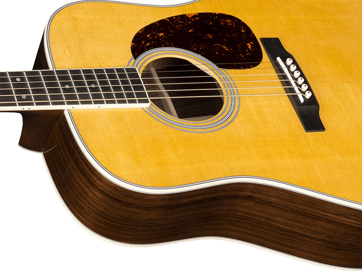 Martin D35 Standard Golden Era Dreadnought Epicea Palissandre Eb - Natural Gloss - Guitare Folk - Variation 2