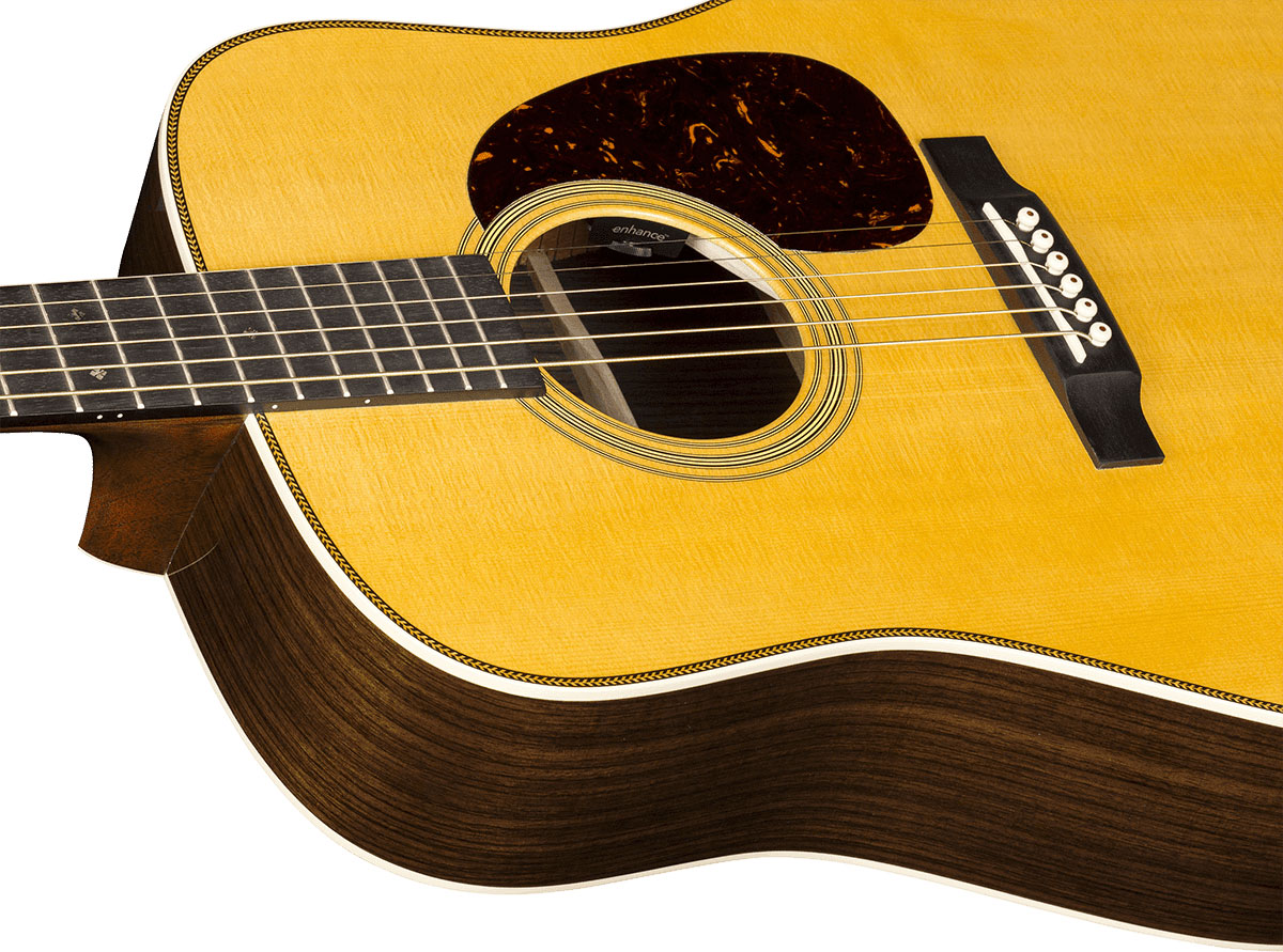 Martin Hd-28e Standard Golden Era Dreadnought Epicea Palissandre Eb Fishman - Natural Gloss - Guitare Folk - Variation 2