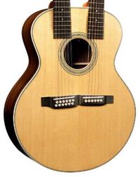 Guitare folk Martin Standard Grand J-28E DN 6/12-String - Natural aging toner