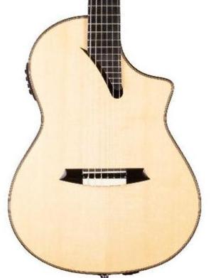 Martinez Mscc-14rs Performer Epicea Palissandre Rw +etui - Natural - Guitare Classique Format 4/4 - Main picture