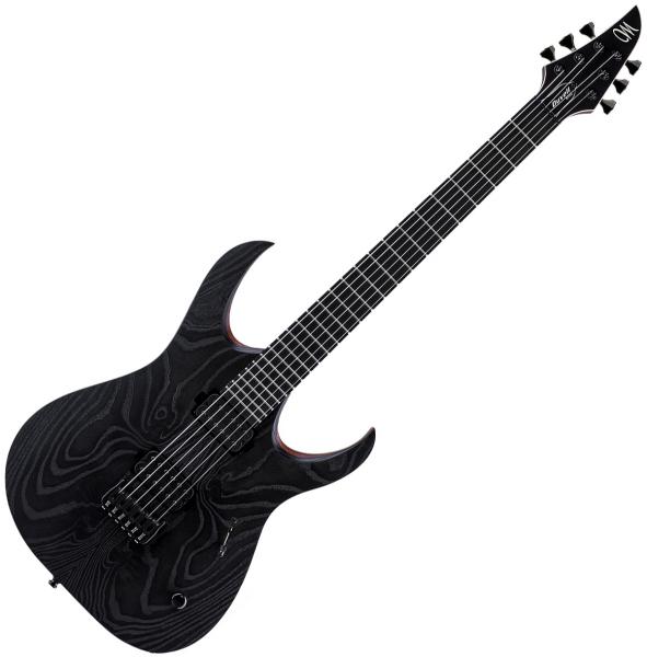Aja Altijd Mysterie Mayones guitars Duvell Elite Gothic 6 (Seymour Duncan) - gothic black Solid  body electric guitar black
