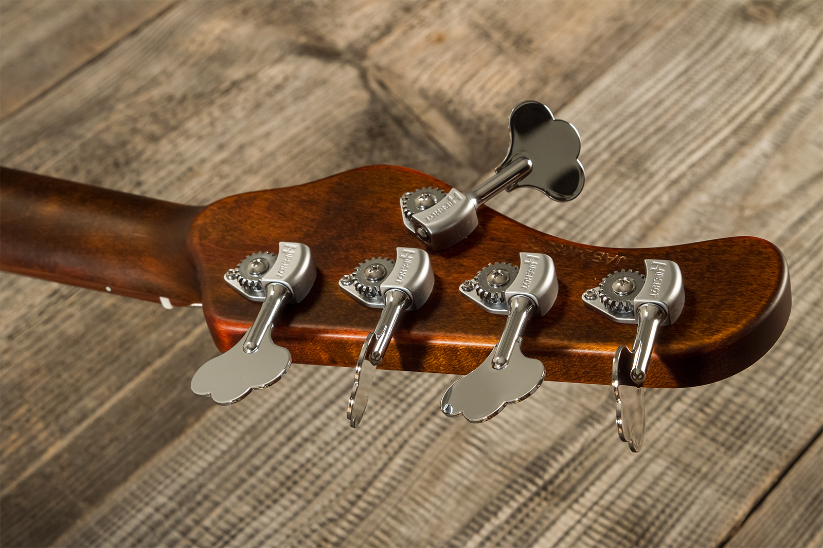 Mayones Guitars Hadrien Feraud Jabba 5c Active Pf - Antique Brown - Basse Électrique Solid Body - Variation 17