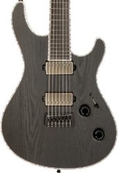 Guitare électrique 7 cordes Mayones guitars Regius Gothic 7 #RF2312801 - Gothic black ash