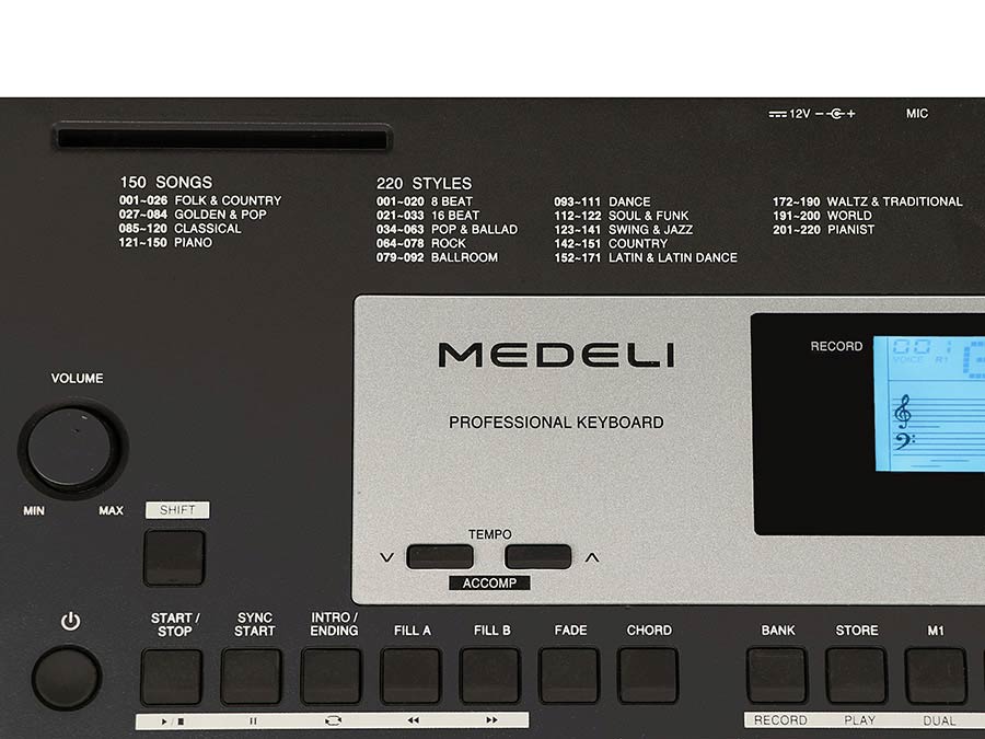 Medeli M331 - Clavier Arrangeur - Variation 4