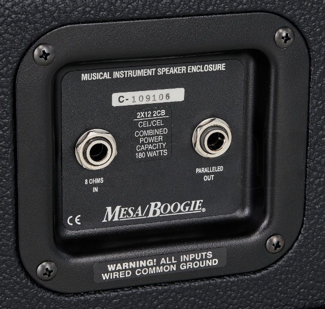 Mesa Boogie Open Back 2x12 Guitar Cab 180w 8-ohms Black Bronco - Baffle Ampli Guitare Électrique - Variation 2