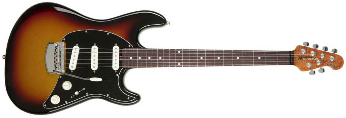 Music Man Cutlass Ht Sss 3s Trem Rw +housse - Showtime - Guitare Électrique Forme Str - Main picture