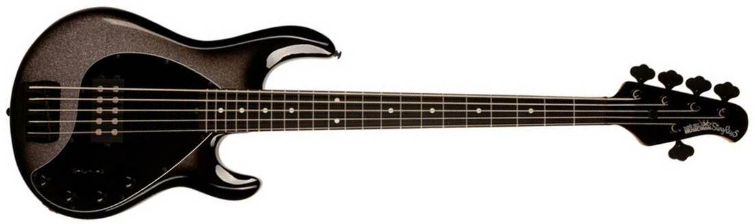 Music Man Stingray Special H 5c Active Eb  +housse - Smoked Chrome - Basse Électrique Solid Body - Main picture