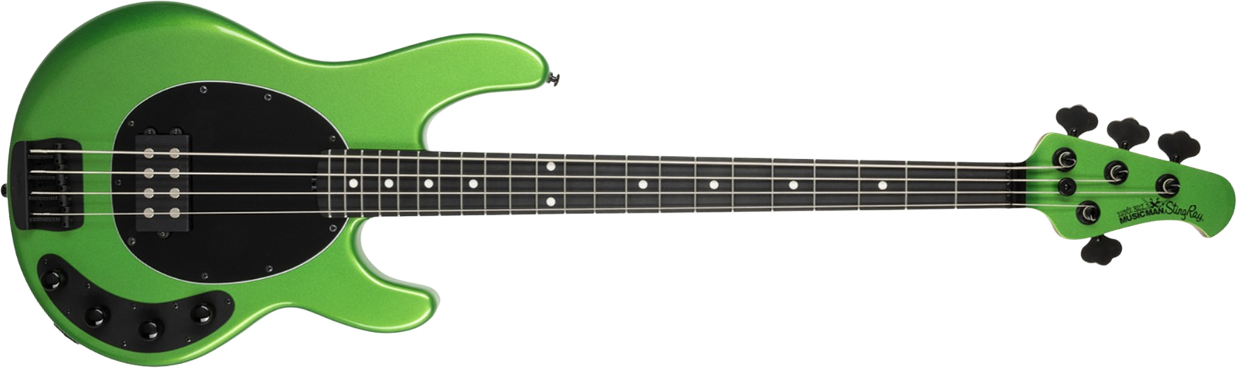 Music Man Stingray Special H Active Eb +etui - Kiwi Green - Basse Électrique Solid Body - Main picture