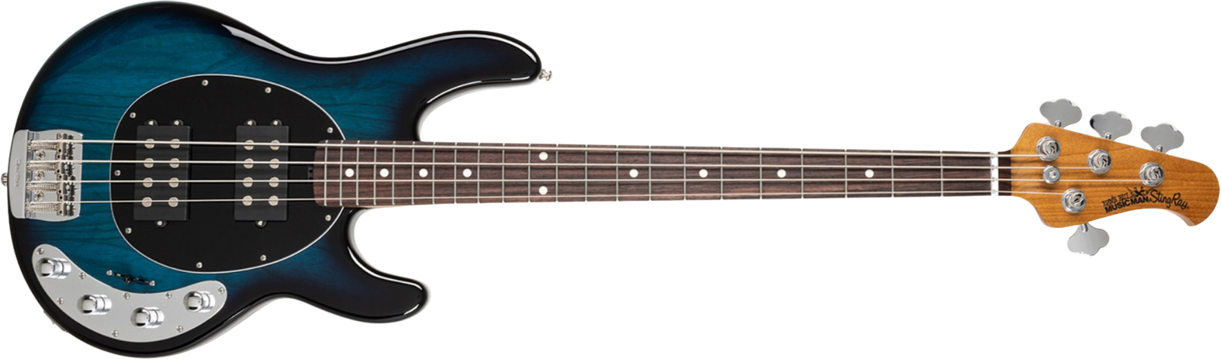 Music Man Stingray Special Hh Active Rw +etui - Pacific Blue Burst - Basse Électrique Solid Body - Main picture