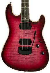 Guitare électrique forme str Music man Sabre HT - Raspberry 