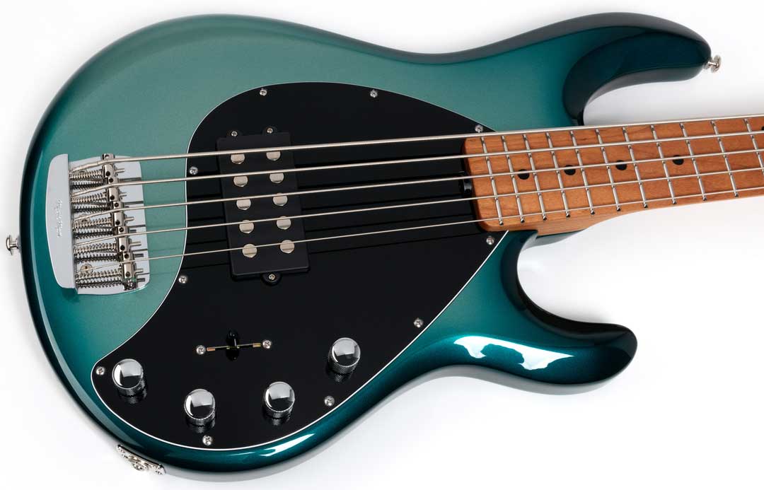 Music Man Stingray Special H 5c Active Mn +housse - Frost Green - Basse Électrique Solid Body - Variation 2