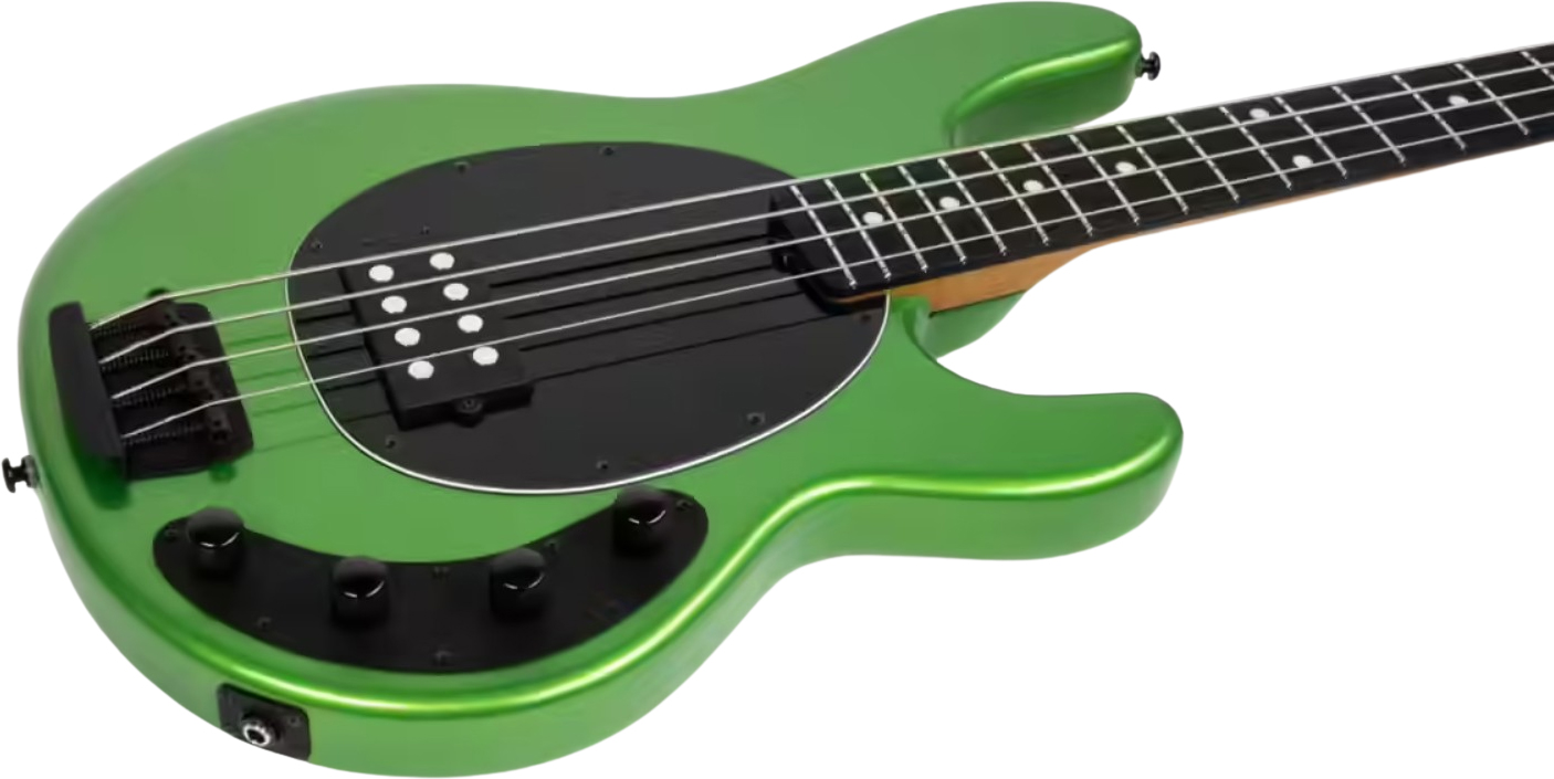 Music Man Stingray Special H Active Eb +etui - Kiwi Green - Basse Électrique Solid Body - Variation 2