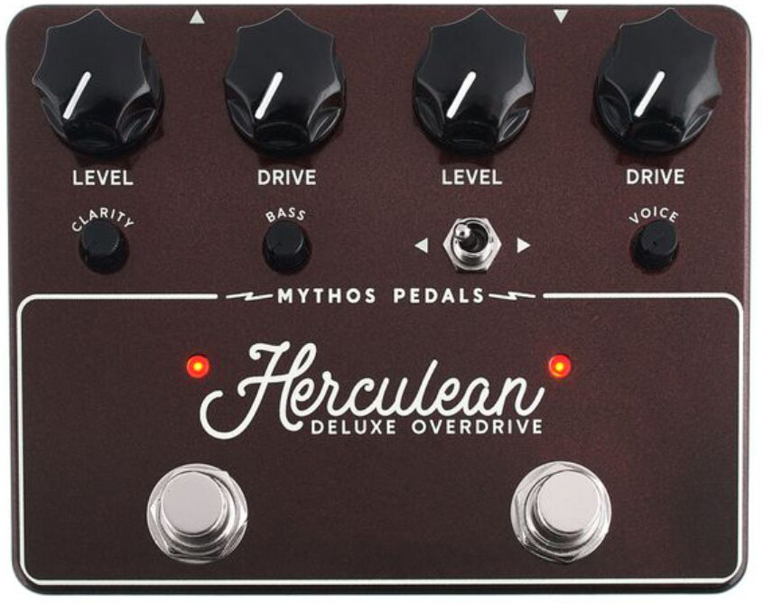 Mythos Pedals Herculean Deluxe Overdrive - PÉdale Overdrive / Distortion / Fuzz - Main picture