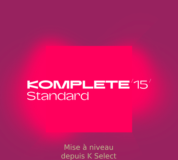 Native Instruments Komplete 15 Standard Upgrade For K Select - Plug-in Effet - Main picture