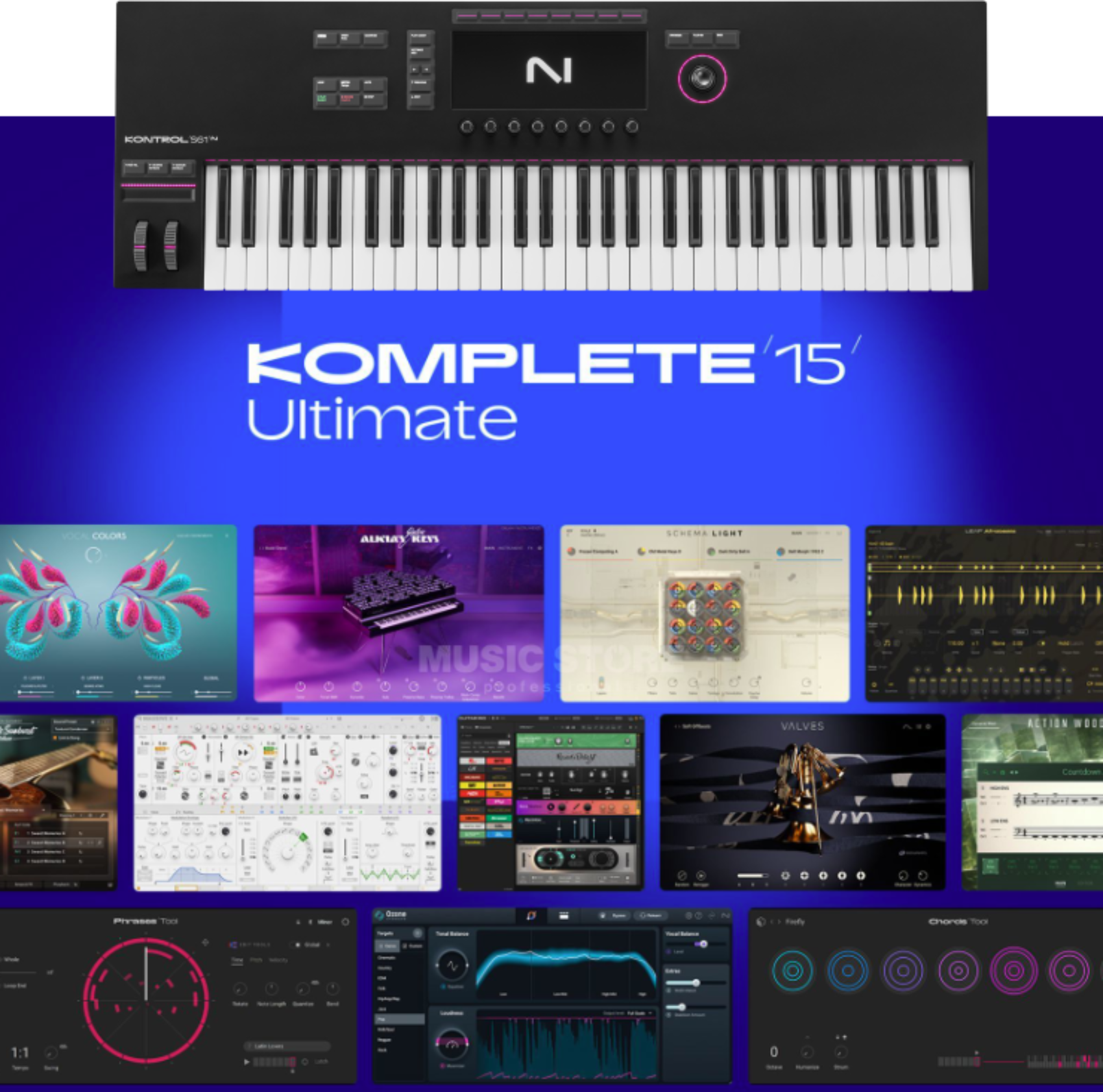 Native Instruments Kontrol S61 Mk3  + Komplete 15 Ultimate Upgrade For S-series Mk3 - Clavier MaÎtre - Main picture