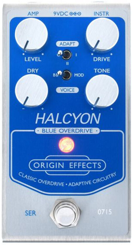 Origin Effects Halcyon Blue Overdrive - PÉdale Overdrive / Distortion / Fuzz - Main picture