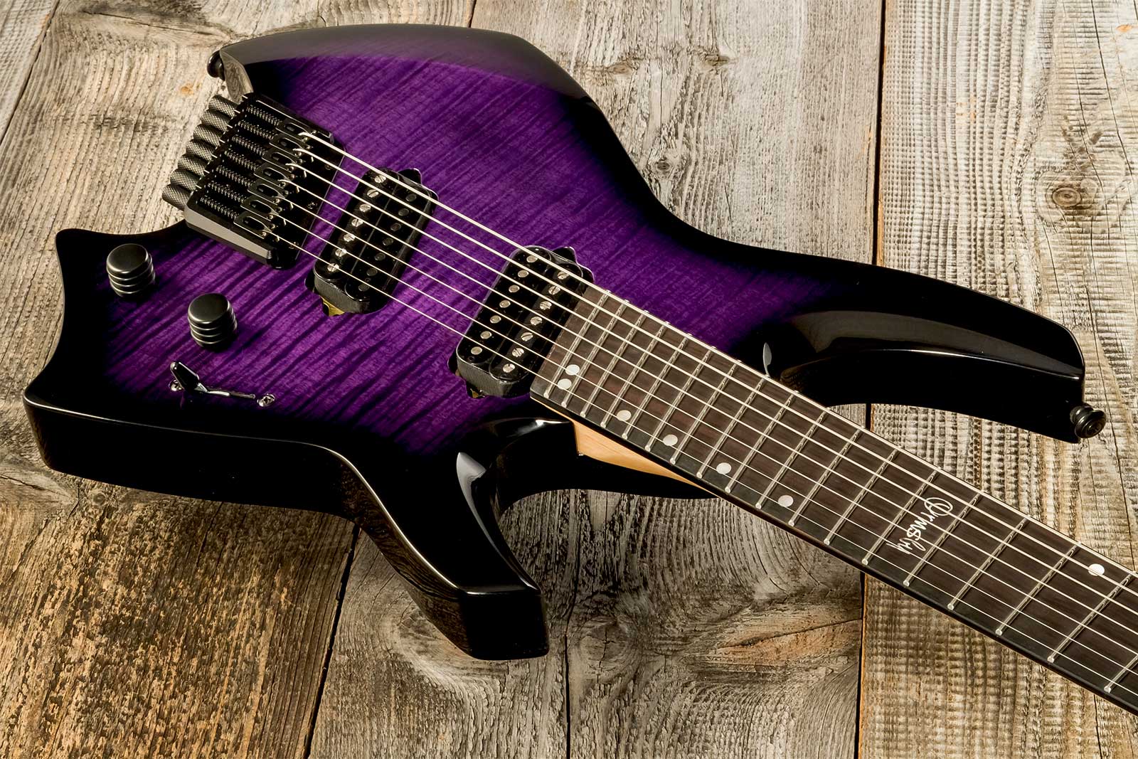 Ormsby Goliath Headless Gtr Run 17 7c Multiscale 2h Ht Eb - Purr Pull - Guitare Électrique Multi-scale - Variation 2