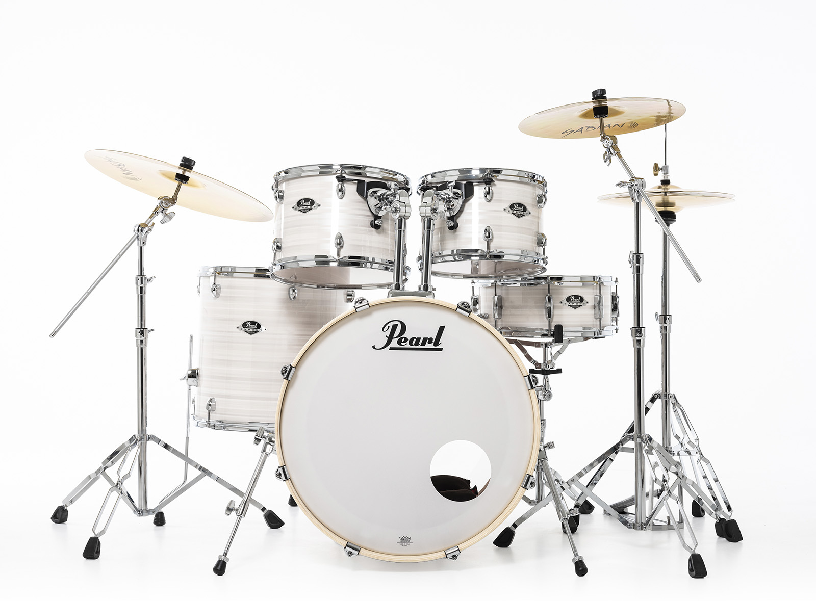 Pearl Exx725brc-777 Export Standard - Slipstream White - Batterie Acoustique Standard - Main picture