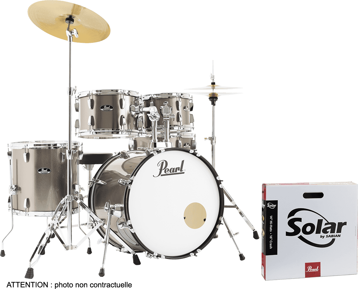 Pearl Roadshow Rss505cc-707 Fusion 20 + Pack - Bronze Metallic - Batterie Acoustique Fusion - Main picture